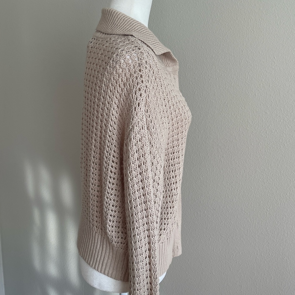 Rachel Zoe Women's Beige Knit Sweater Size S - Picture 4 of 7